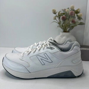 New Balance MW928WT3 Leather Walking Low Top Sneaker White Unisex M8.5/W10